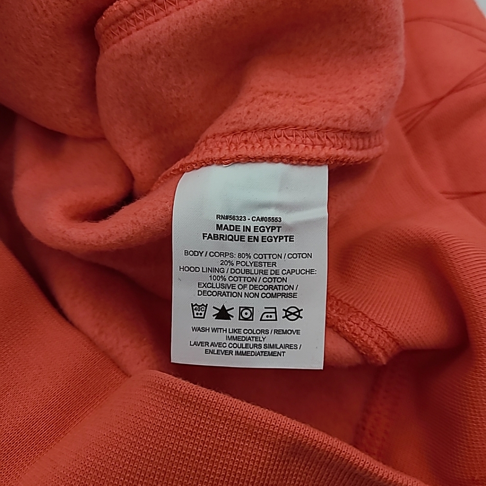 Nike Women's Orange Pullove Hoodie Small - Picture 5 of 5